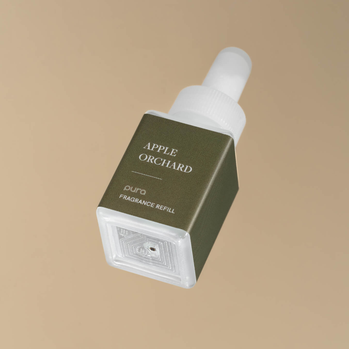 Pura Apple Orchard fragrance vial on neutral background

