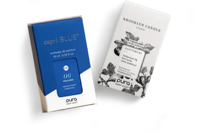 two bestselling fragrance box graphics